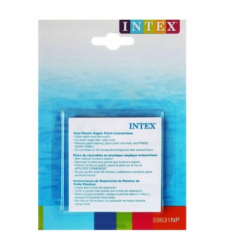Zestaw naprawczy do basenu Intex 59631NP - błyskawiczna naprawa basenów, materaców i zabawek z winylu Intex - 2