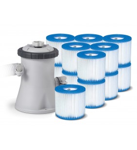 Pompa filtrująca do basenów 1250L/h INTEX 28602 / 29007 + 13 filtrów!