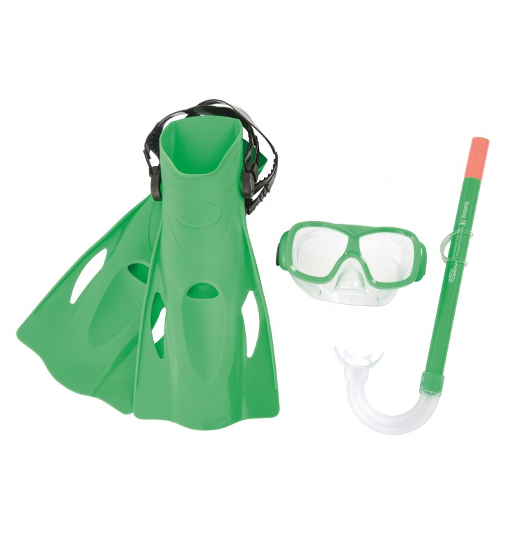 Zestaw do nurkowania Freestyle Snorkel maska + rurka + płetwy Bestway 25019 niebieski