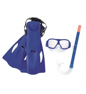 Zestaw do nurkowania Freestyle Snorkel maska + rurka + płetwy Bestway 25019 zielony
