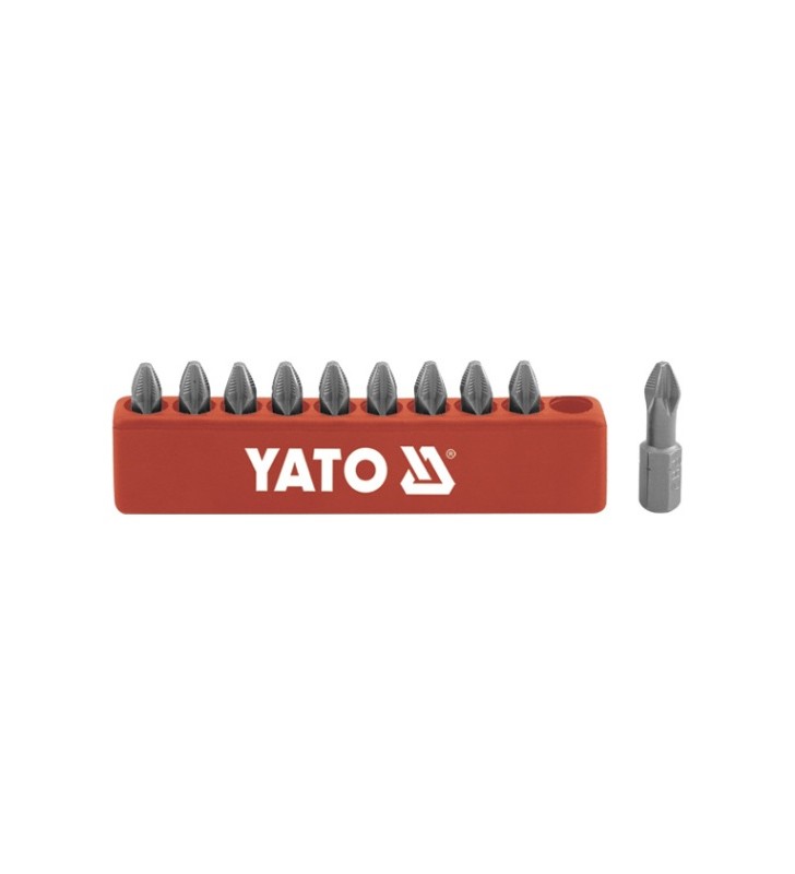 YATO KOMPLET BITÓW 10 szt. PH 2 x 25mm 0475