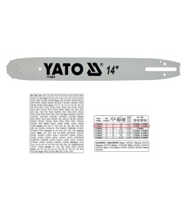 YATO PROWADNICA 35cm/52/3/8"/1,3
