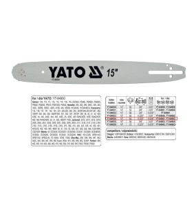 YATO PROWADNICA 38cm/64/325"/1,5