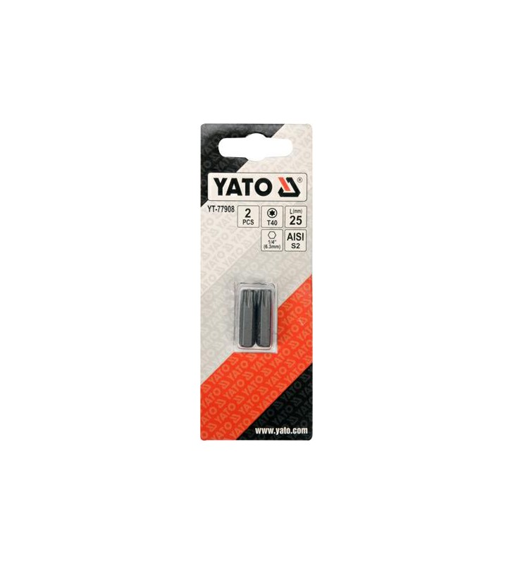 YATO KOŃCÓWKA 1/4"x25mm TORX T40 /2szt.