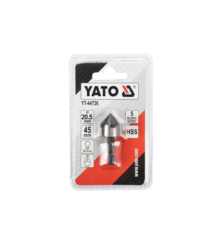 YATO POGŁĘBIACZ DO METALU 20,5mm HEX