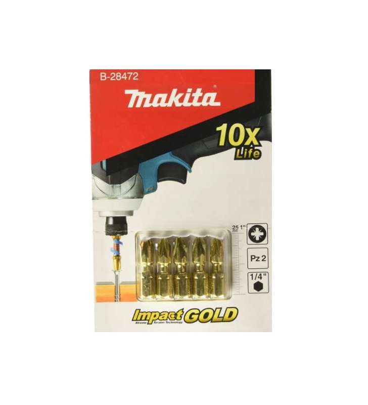 MAKITA KOŃCÓWKA UDAROWA PZ2x25mm /5szt. Makita - 2