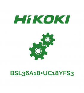 HIKOKI AKUMULATOR BSL36A18 x4 5,0/2,5Ah + ŁADOWARKA UC18YFS3 + HITSYSTEM IV Hikoki - 1
