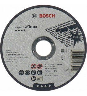 BOSCH TARCZA METAL 125mm x 1,6mm x 22mm EXPERT FOR INOX