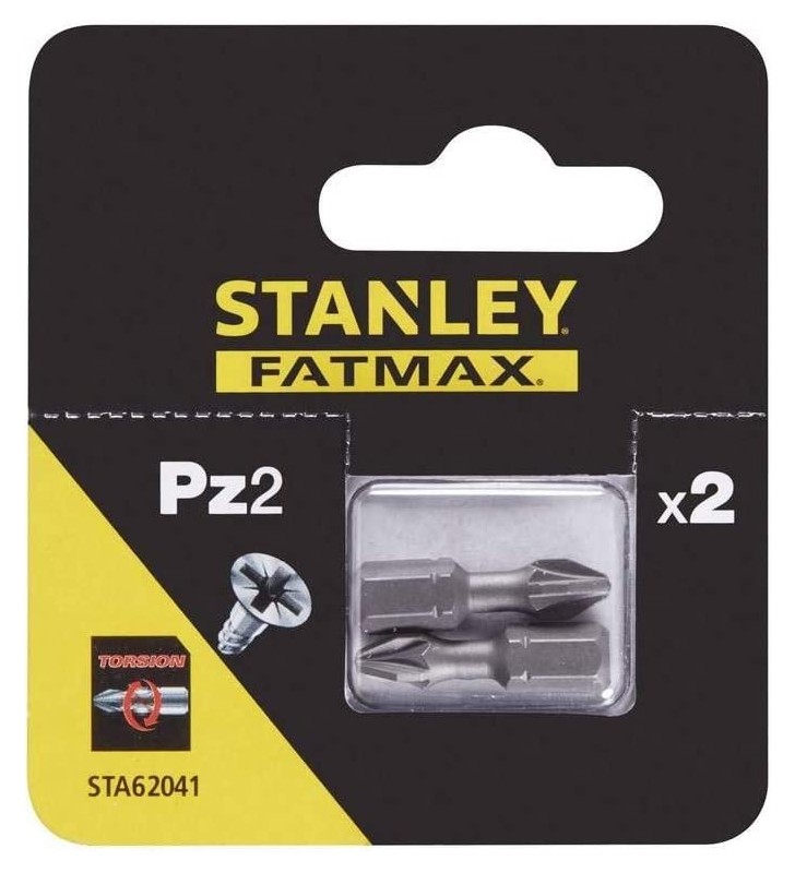 STANLEY KOŃCÓWKA PZ2x25mm 2szt. STA62041-XJ Stanley - 1